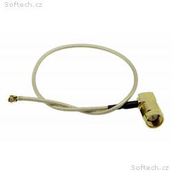 Pigtail 25cm RG178 U.FL - SMA male 90° úhlový