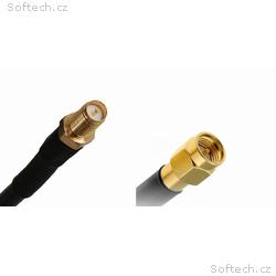 Pigtail RF240 0,2m - RSMA female, SMA male