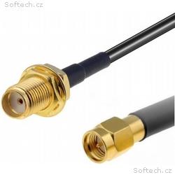 Pigtail RF240 0,2m - SMA female, SMA male