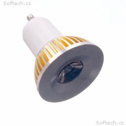 EuroLight LED žárovka GU10, 3W, 3000k - bodová