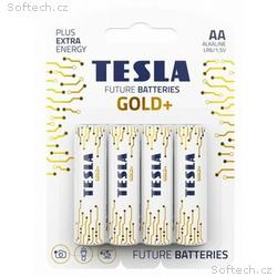 TESLA GOLD alkalická baterie AA (LR06, tužková bat