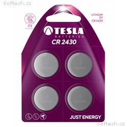 TESLA CR2430 Lithium, (CR2430, knoflíková baterie)