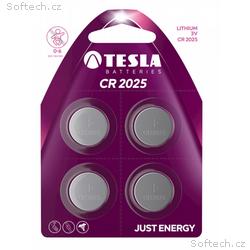TESLA CR 2025 Lithium (CR2025, knoflíková baterie)