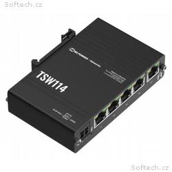 Teltonika TSW114 Gigabitový Switch na DIN Lištu