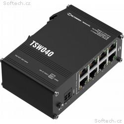 Teltonika TSW040 8 portový PoE+ Switch