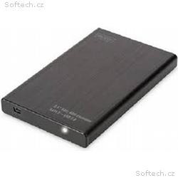 Digitus Externí Hliníkové Pouzdro 2,5 SSD, HDD, SA