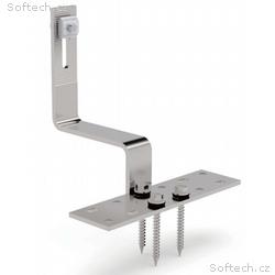 Hák na taškovou střechu nastavitelný včetně šroubů