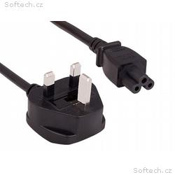 OEM Síťový napájecí kabel pro notebook, 0,25m, UK 