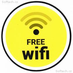 Samolepka Free Wifi
