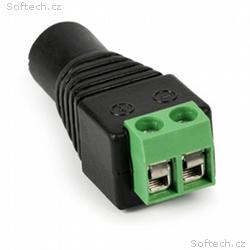 Redukce jack, svorkovnice, FEMALE standard DC 2.1,
