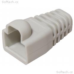 Ochranná krytka RJ45 s ochranou západky, šedá