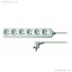 Kabel prodlužovací 3m 6x zásuvka