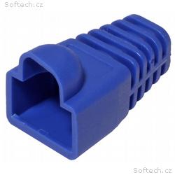 Ochranná krytka RJ45 s ochranou západky, modrá