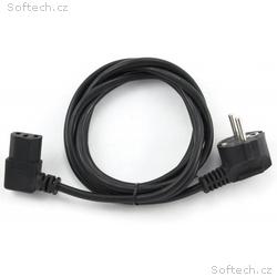 Gembird síťový napájecí kabel 230V, 1,8m, pravoúhl