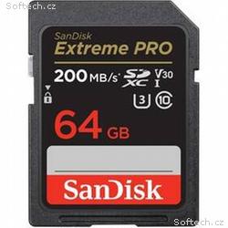 SD karta Sandisk Extreme PRO 64GB SDXC 200MB, s UH
