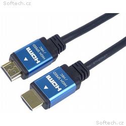 PremiumCord Ultra kabel HDMI 2.0b kovové, 2m