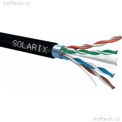 Solarix instalační kabel CAT6 FTP PE venkovní 500m