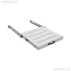 19" výsuvná police 350mm plnovýsuv, nosnost 30kg