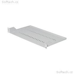 19" police A1 s perforací 250mm, max.20kg šedá