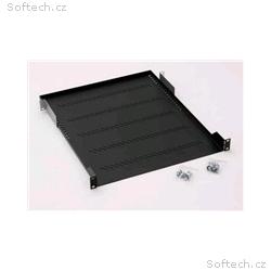 19" police A1 s perforací 750mm, max.40kg šedá