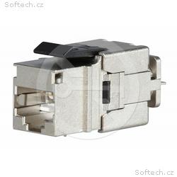 Solarix 10G keystone CAT6A STP černý, pro kleště S