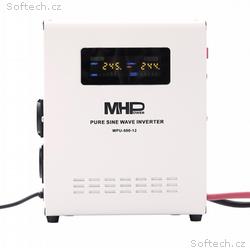 Záložní zdroj MHPower WPU-500-12, UPS, 500W, čistý