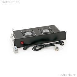 Vent.j. horní(spodní) 2x ventilátor 220V, 46W čern