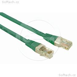 Solarix patch kabel CAT5E UTP PVC 0,5m zelený non-