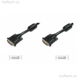 Digitus Připojovací kabel DVI, DVI (24 + 1), 2x fe