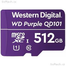 WD MicroSDXC karta 512GB Purple WDD512G1P0C Class 