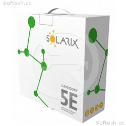 Solarix instalační kabel CAT5E UTP PVC 100m box