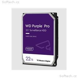 WD Purple Pro, 22TB, HDD, 3.5", SATA, 7200 RPM, 5R