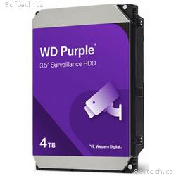 WD PURPLE WD44PURZ 4TB SATA, 600 128MB cache, 5400