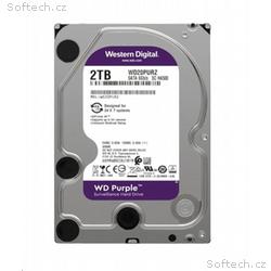 WD PURPLE 2TB, WD23PURZ, SATA III, Interní 3,5", 2