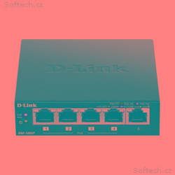 D-Link DGS-1005P 5-Port Desktop Gigabit PoE+ Switc