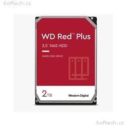 WD Red Plus, 2TB, HDD, 3.5", SATA, 5400 RPM, 3R