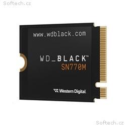WD Black SN770M, 500GB, SSD, M.2 NVMe, Černá, 5R