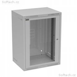 Solarix rozvaděč nástěnný GrandN 16U 450mm, dveře 
