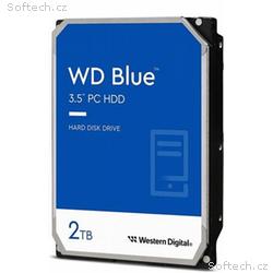 WD Blue, 2TB, HDD, 3.5", SATA, 5400 RPM, 2R