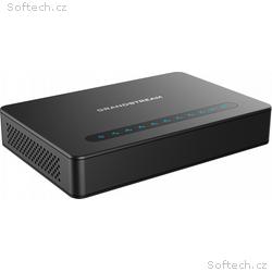 Grandstream HT818 V2 (ATA), 8x FXS, 2 SIP profily,