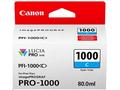 Canon cartridge PFI-1000 C Cyan Ink Tank, Cyan, 80