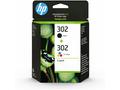 HP 302 combo černá + barevná ink. náplň X4D37AE