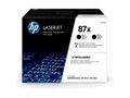 HP 87X - 2-balení - Vysoká výtěžnost - černá - ori