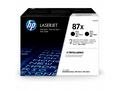 HP 87X - 2-balení - Vysoká výtěžnost - černá - ori