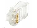 Konektor UTP RJ45 (8p8c), Cat6, 50µm, drát - 100 k