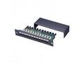 XtendLan Patch panel 10", 12 portů, 1U, Cat5e, stí