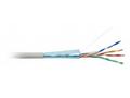 FTP kabel LYNX, Cat6, drát, PVC, Dca, šedý, 305m c