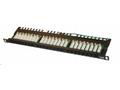 19", 0,5U Patch panel XtendLan 24port, UTP, Cat6, 