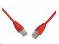 SOLARIX patch kabel CAT5E SFTP PVC 0,5m červený