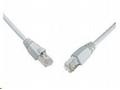 Solarix Patch kabel CAT5E SFTP PVC 1m šedý snag-pr